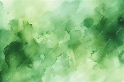 Premium Photo Green Watercolor Abstract Background