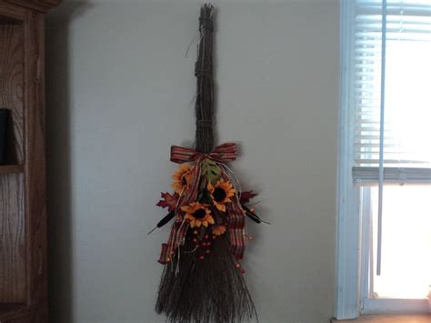 Item 6 Cinnamon Fall Broom 20 00 Fall Halloween Crafts Fall Broom How To Make Wreaths