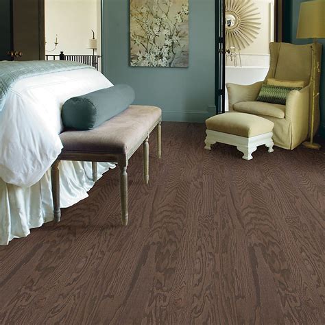 Shop Shaw Floors Shaw Hardwoods Albright Oak 325 Kona Lg 07091sw581 Hardwood Flooring Dalton