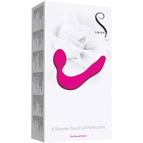 Eternal Swan Strapless Strap On Vibrating Dildo Free Shipping