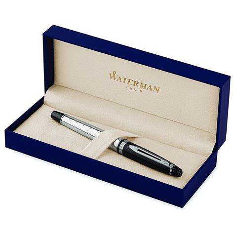 Stylo Plume Waterman Expert Precious Noir Chromé