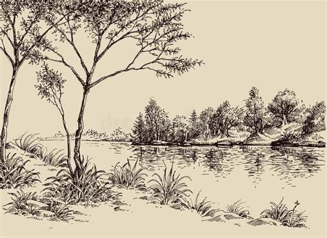 How To Draw A River Bank At How To Draw