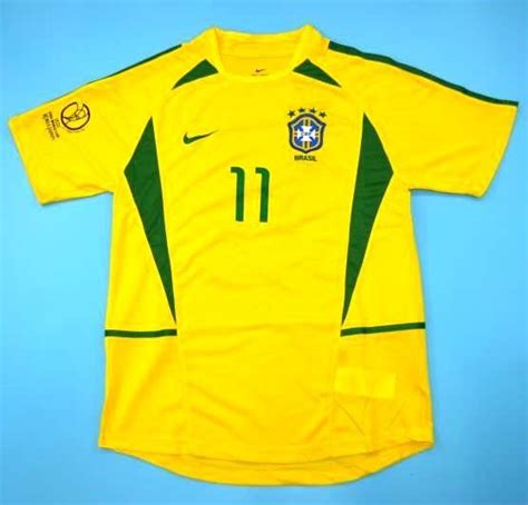 Superb Brazil retro soccer Jersey World Cup 2002 | Soccer jersey ...