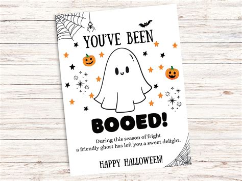 You Have Been Booed Printable, Instant Digital Download, You've Been