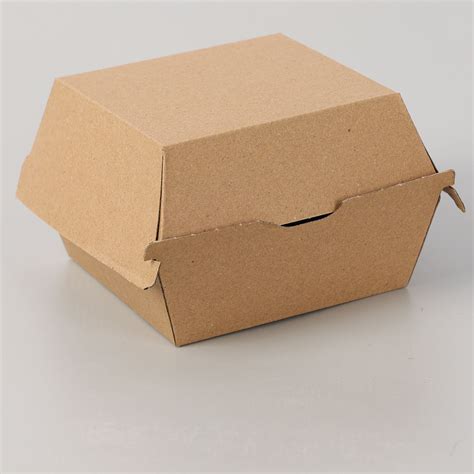 Custom Logo Food Grade Disposable Fast Food Packaging Kraft Paper