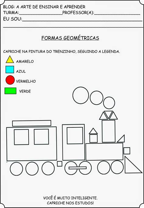 DOCE ENCANTO ATIVIDADES RECREATIVAS FIGURAS GEOMÉTRICAS