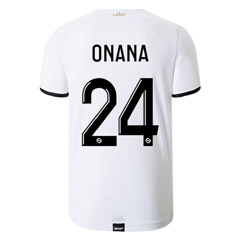 Hombre Fútbol Camiseta Jean Onana 24 Blanco 2ª Equipación 2021 22 La