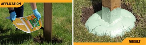 Sika Postfix Fence Post Mix, Mix-in-The-Bag Expanding Foam for ...