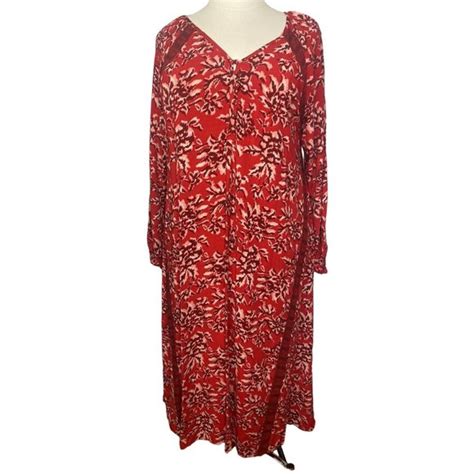 Knox Rose Dresses Knox Rose Maxi Dress Womens Large Modest Floral