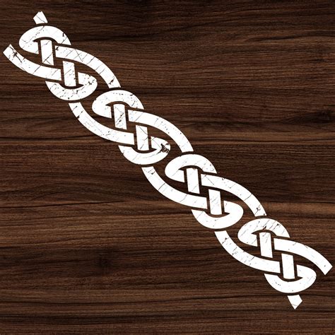 Celtic Knot Border Stencil, Celtic Border Stencil for Walls & Furniture ...