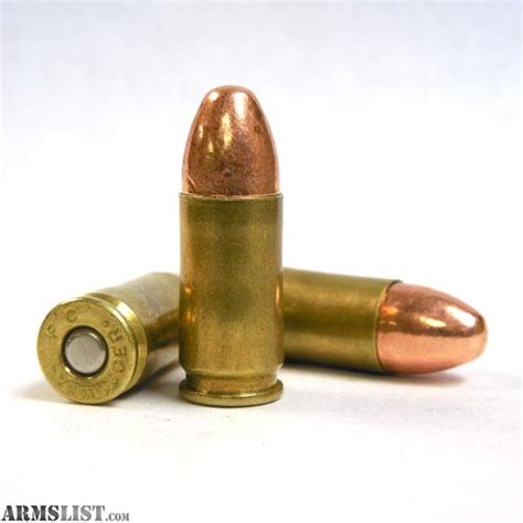 Armslist For Sale New Factory 9mm Brass Cased Ammo