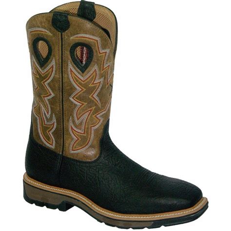 Twisted X Men's Lightweight Safety Boots - Brown/Black | bootbay