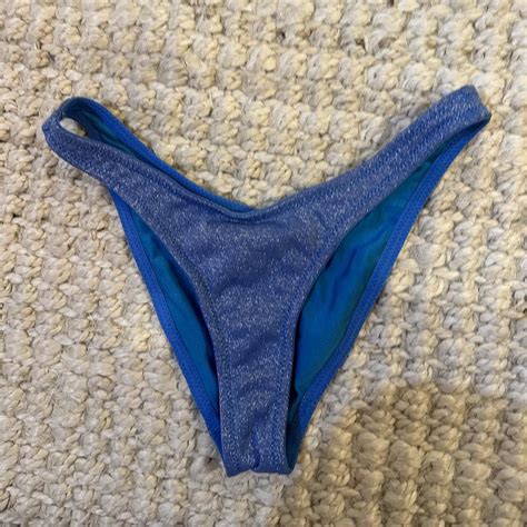 Super Cute Triangl Bikini Ocean Blue With One Depop