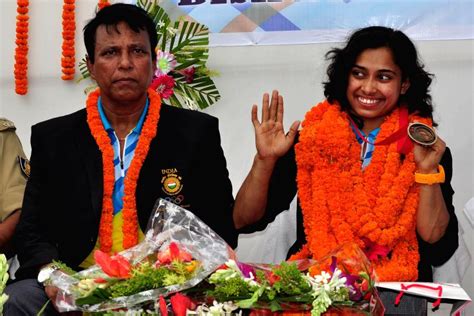 Tripura Sports Minister felicitates Deepa Karmarkar