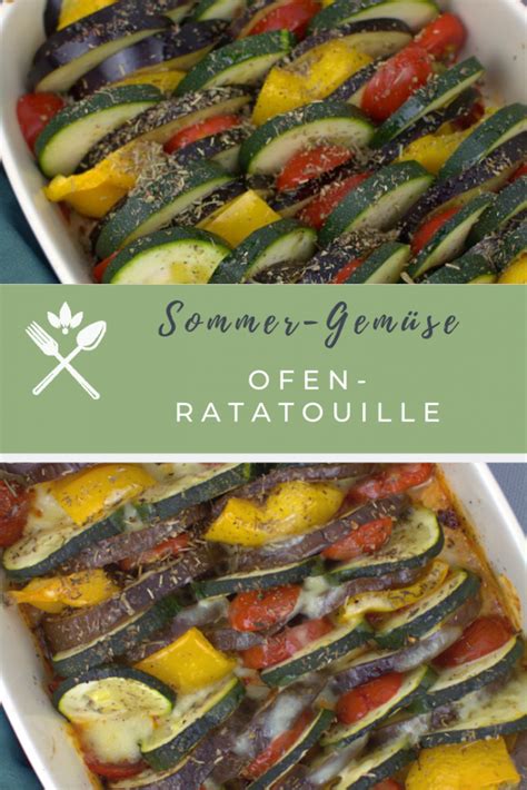 Ratatouille Aus Dem Ofen Mit Oder Ohne Mozzarella Anis Bunte Küche