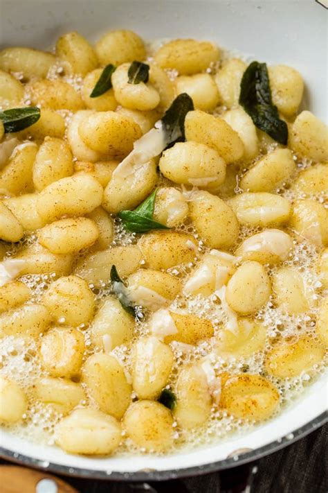 Sage And Brown Butter Gnocchi Minute Recipe Oh Sweet Basil