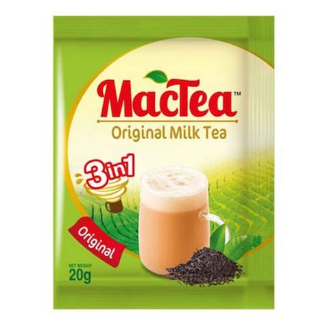 Buy Mactea Original 3 In 1 Milk Instant Tea Mix 20g Online | Carrefour ...