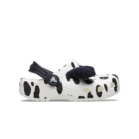 Giày Clog Trẻ Em Crocs Toddler Classic I Am Dalmatian White Crocs