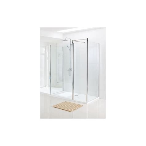 Lakes Classic Semi Frameless Walk In Front Panel 1200mm Wide X 1850mm High