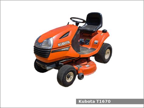 Kubota T1870 Lawn Tractor Parts Manual Instant Download Heavy Equipment Manual