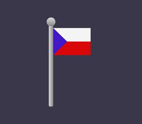 Premium Vector Czech Republic Flag