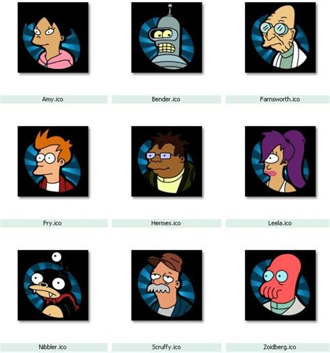 Futurama Icons Download