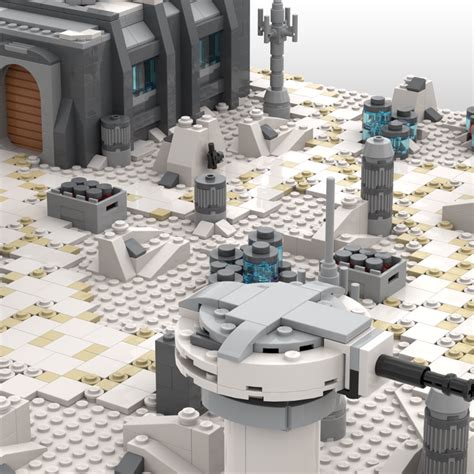 Lego Moc Hoth Battle Base By Lucsolebricks Rebrickable Build With Lego