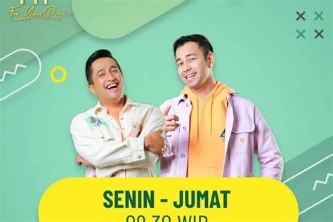 Jadwal Acara TRANS 7 Hari Ini Minggu 4 Juni 2023 Lapor Pak Selebrita