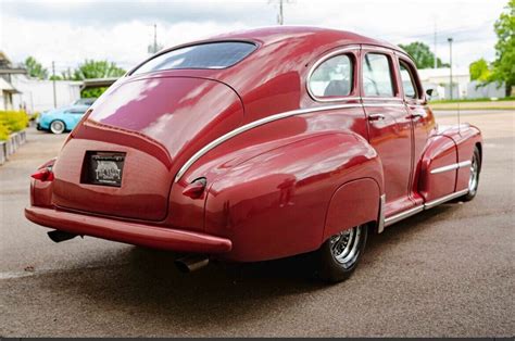 1948 Pontiac Bonneville Sedan Red For Sale