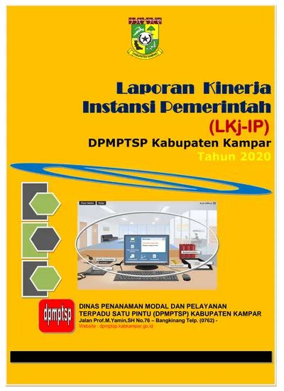 Laporan Kinerja Instansi Pemerintah Lkj Ip Dpmptsp Kabupaten Kampar