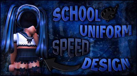 SUPER EASY || School Uniform Speed Design!! || ROBLOX Clothing Tutorial ...