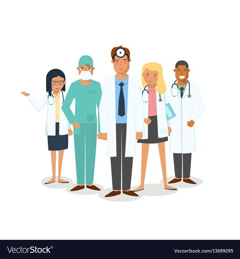 Set Of Medical Workers Royalty Free Vector Image