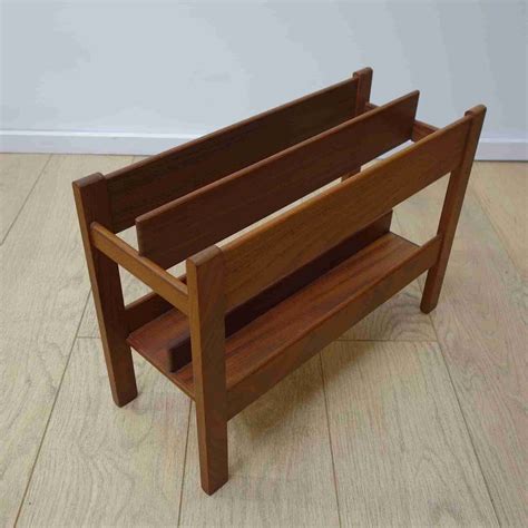 1960s Teak Magazine Rack Mark Parrish Mid Century Modern