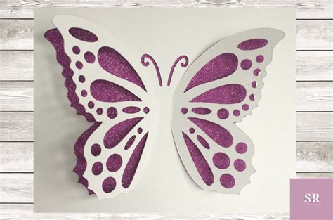 Svg Pop Up 3d Butterfly Card Cutting File Pop Up Svg Etsy