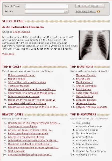 Radioblog Rx EURORAD Web De Casos Radiologicos