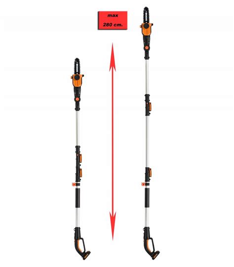 WG349E Potatore Telescopico A Batteria Worx Fiaba S R L