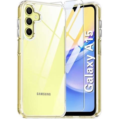 Coque Pour Samsung Galaxy A15 4G 5G Massilia Tech Souple Silicone