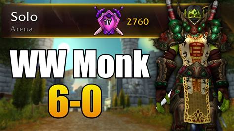 WINDWALKER MONK 6 0 TO GET 2700MMR SOLO SHUFFLE DragonFlight PvP