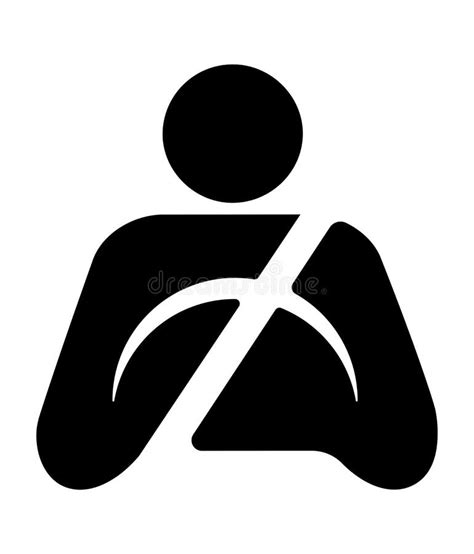 Sign Symbol Driver Driving a Car. Vector Illustration Stock ...