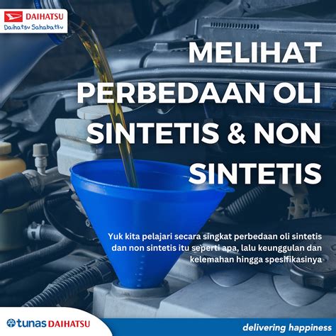 Apa Sih Perbedaan Oli Sintetis Dengan Oli Non Sintetis