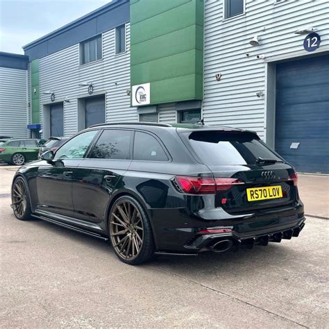 Audi RS4 B9 Black Vossen HF 4T Wheel Wheel Front