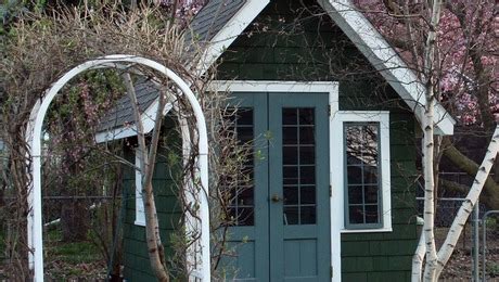 cedar shake garden shed fine homebuilding