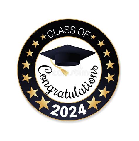 Class Of 2024 Congratulations Graduates Logo Design Graduation Design