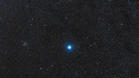 Helles Objekt Blinkt Und Funkelt Am Himmel Verhalten Von Sirius