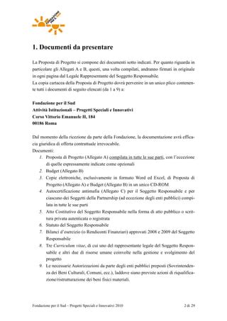 Progetto Beni Comuni Pdf