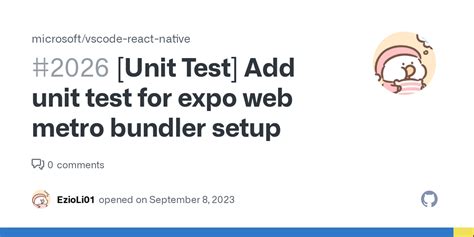 Unit Test Add Unit Test For Expo Web Metro Bundler Setup Issue