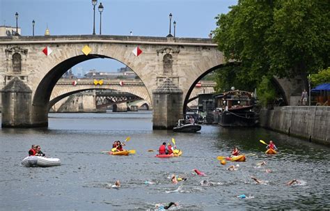 JO de Paris 2024 La compétition test de natation dans la Seine