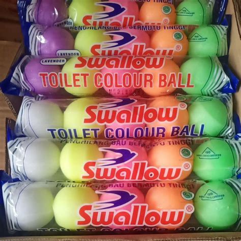 Jual Swallow Kamper Toilet Kapur Barus Toilet Isi Colour Ball Putih