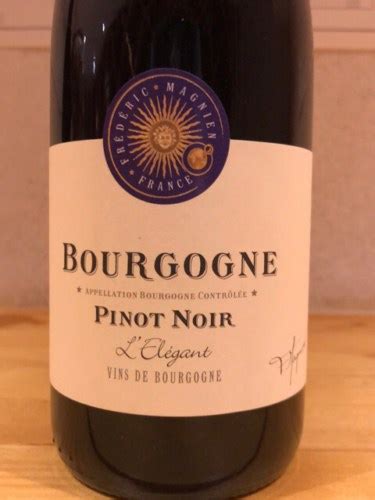 Frédéric Magnien Bourgogne L Elegant Pinot Noir Vivino US