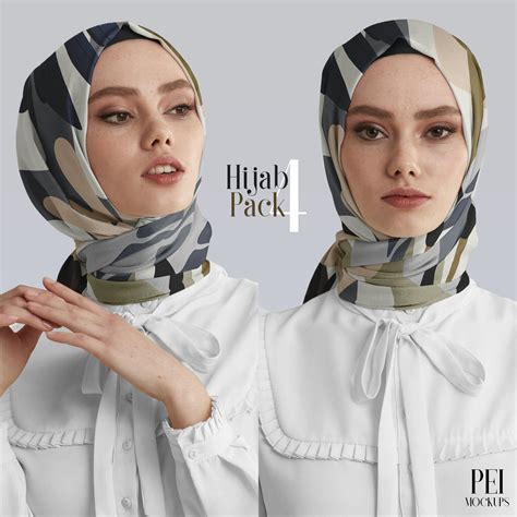 Artstation Hijab Mockup Pack 4